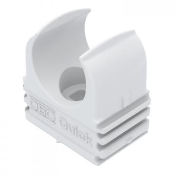 Quick clip, flame-resistant, pure white