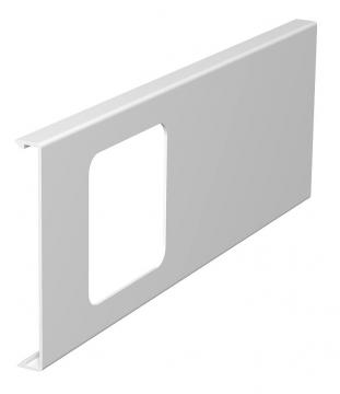 Cover for single accessory mounting box for WDK trunking, trunking height 110 mm