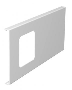 Cover for single accessory mounting box for WDK trunking, trunking height 130 mm