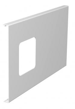 Tapa para caja portamecanismos simple para canales WDK, altura de canal 170 mm