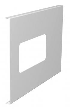 Cover for double accessory mounting box for WDK trunking, trunking height 210 mm