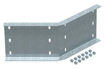 45° angle connector, horizontal, inner strut