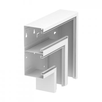 Ángulo plano, simétrico, descendente, doble, para canal portamecanismos Rapid 80, tipo GS-D90210