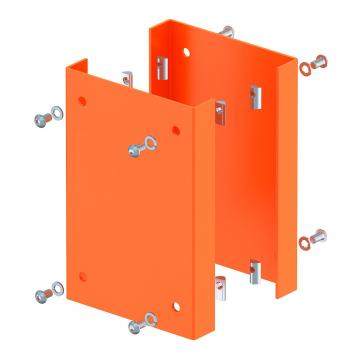 Collision guard for industrial pole
