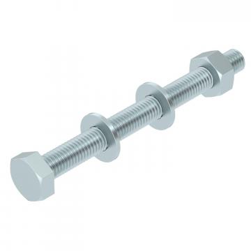 Hexagonal bolt for trapezoidal fastening TPB 100
