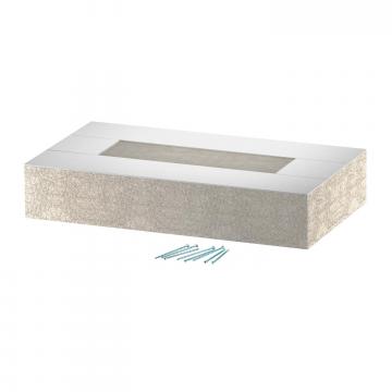 End piece for PYROLINE® Con D BSKD12-K1021 fire protection duct