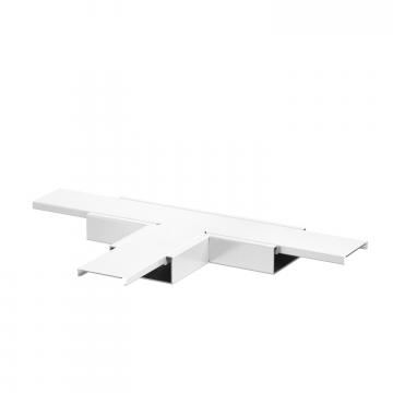 T branch piece, duct height 40 mm, pure white
