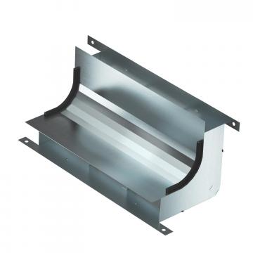 Vertical bend, three-compartment, height 58 mm