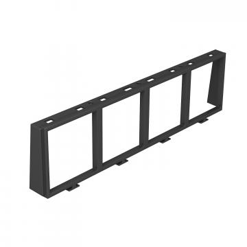Installation frame for four single Modul 45® devices