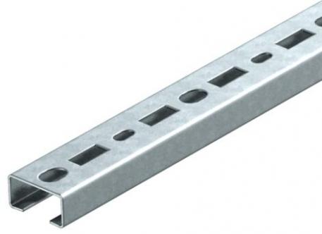 CML3518 profile rail, slot 17 mm, FT, perforated 700 | 35 | 18 | 1.25 | Steel | Hot-dip galvanised | 