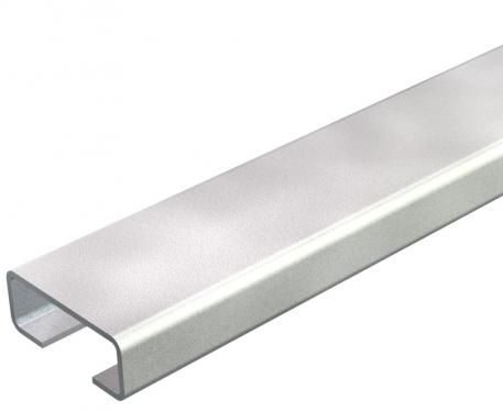 CL2510 profile rail, slot 11 mm, BK, unperforated 2000 | 25 | 10 | 1 | Steel | Bright | 