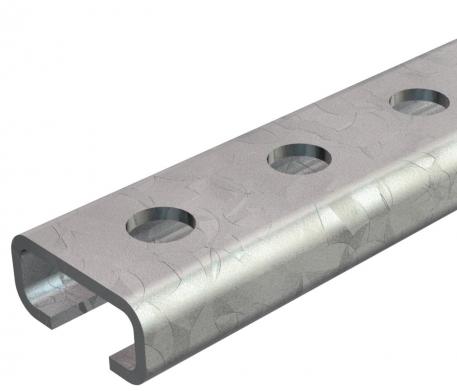 CL2712 profile rail, slot 12 mm, FS, perforated 2000 | 27 | 12.5 | 2 | Steel | Strip galvanized | 