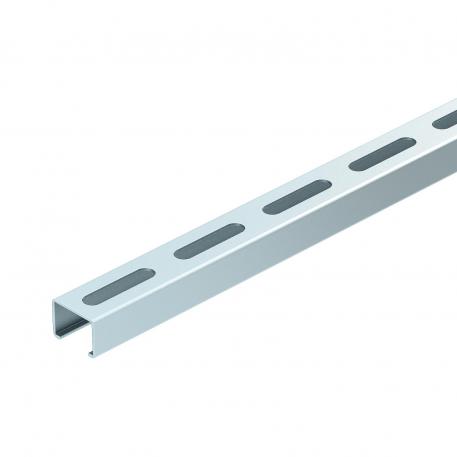 CL2518 profile rail, slot 17 mm, FS, perforated 2000 | 25 | 18 | 1.25 | Steel | Strip galvanized | 