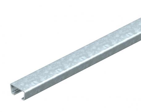 AMS3518 anchor rail, slot 16.5 mm, FT, unperforated 6000 | 35 | 18 | 2 | Steel | Hot-dip galvanised | 