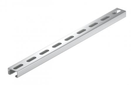MS4022 mounting rail, heavy duty, slot 18 mm, A2, perforated 2000 | 40 | 22.5 | 2 | Bright, treated