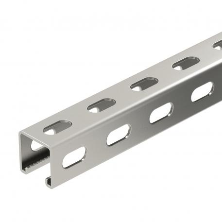MS4141 mounting rail, slot 22 mm, A2, side perforation