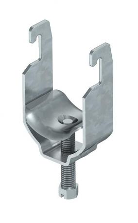 Clamp clip, single, FT metal pressure trough