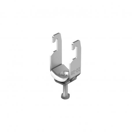 Clamp clip, single, A4 metal pressure trough