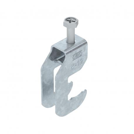 Clamp clip, 2056 RS foot, single, metal pressure sleeve, FT 8 | 12 | 3