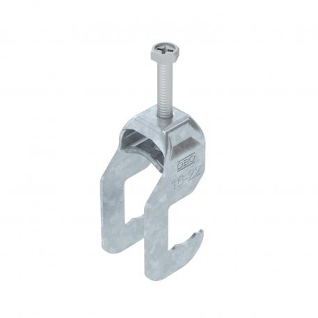 Clamp clip, 2056 RS foot, single, metal pressure sleeve, FT 16 | 22 | 3