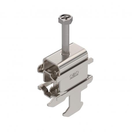 Earthing clip for profile rails, H foot, 1 cable 12 | 16 | 3