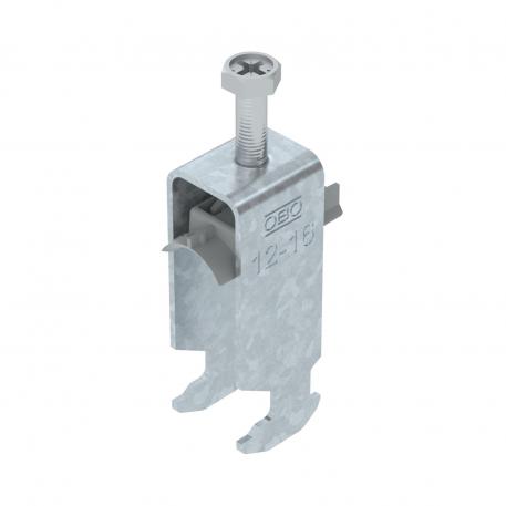 Clamp clip 2056 H-foot, 2-fold, plastic pressure sleeve, FT 12 | 16 | 3