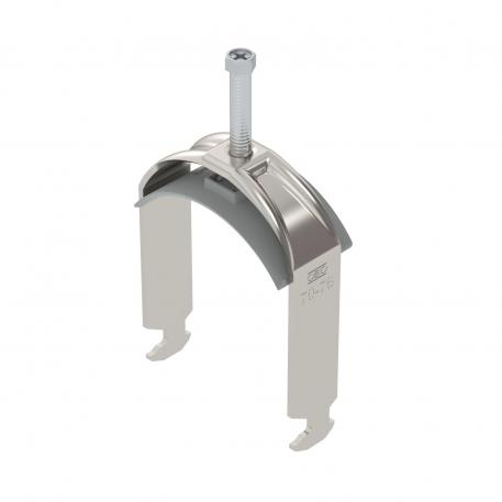 Clamp clip 2056 H-foot, 1-fold, plastic pressure sleeve, A2 70 | 76 | 5