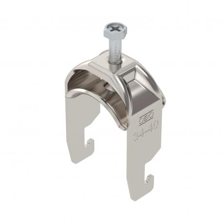 Clamp clip 2056 U-foot, 1-fold, metal pressure sleeve, A4 34 | 40 | 3