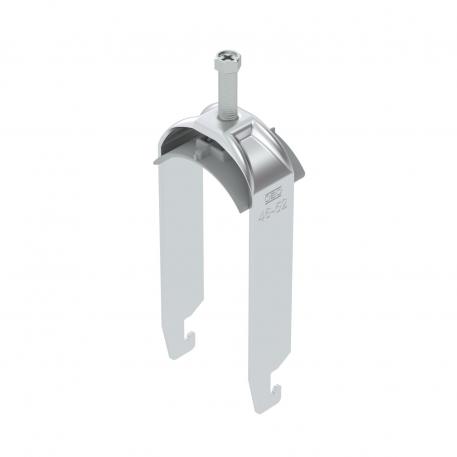 Clamp clip 2056 U-foot, 2-fold, plastic pressure sleeve, AI 46 | 52 | 5