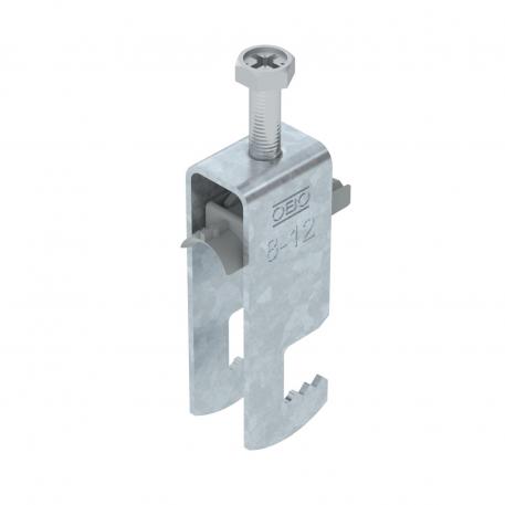 Clamp clip 2056, F-foot, 2-fold, plastic pressure sleeve, FT 8 | 12 | 3