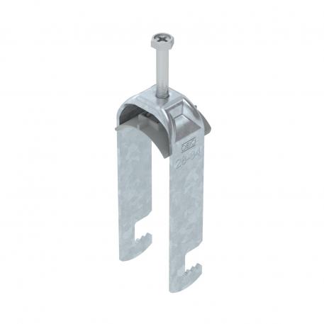 Clamp clip 2056, F-foot, 2-fold, plastic pressure sleeve, FT 28 | 34 | 3