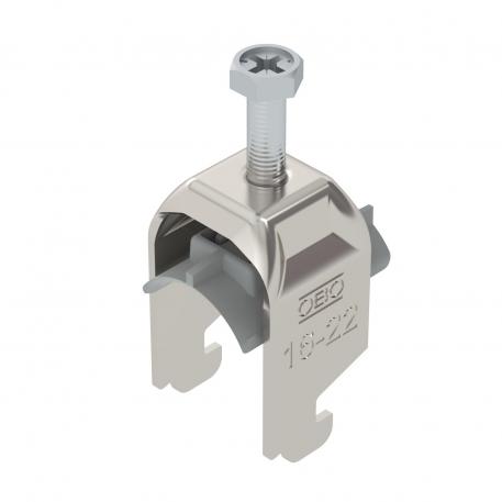 Clamp clip 2056 N-foot, 1-fold, plastic pressure sleeve, A2 16 | 22 | 3