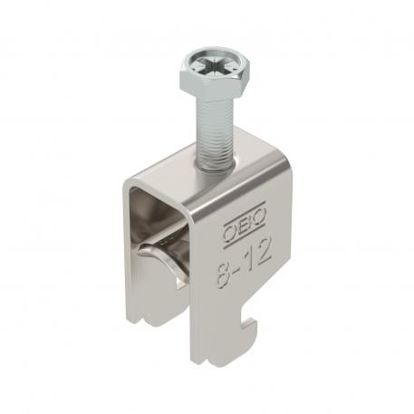 Clamp clip 2056 N-foot, 1-fold, metal pressure sleeve, A2 8 | 12 | 3