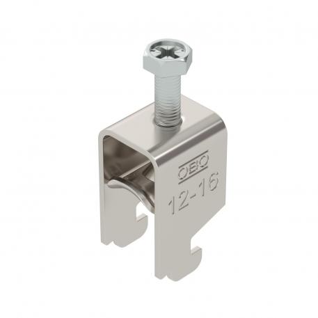 Clamp clip 2056 N-foot, 1-fold, metal pressure sleeve, A2 12 | 16 | 3