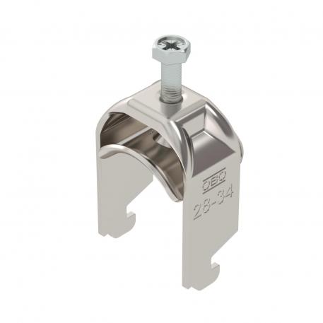 Clamp clip 2056 N-foot, 1-fold, metal pressure sleeve, A2 28 | 34 | 3