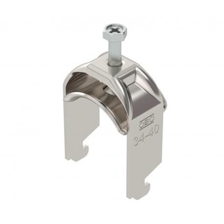 Clamp clip 2056 N-foot, 1-fold, metal pressure sleeve, A2 34 | 40 | 3