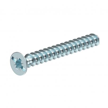Device screw for flush-mounted/cavity wall boxes