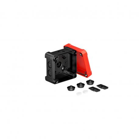 Junction box X 01 85x85x45 | 7 | IP67 | Black / red