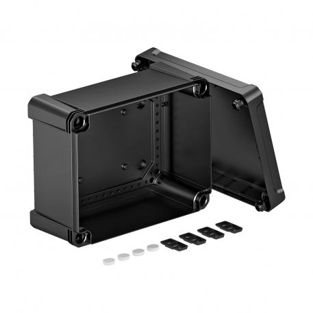 Caja X 16, vacía y ciega 227x177x110 |  | IP67 | negro grafito; RAL 9011