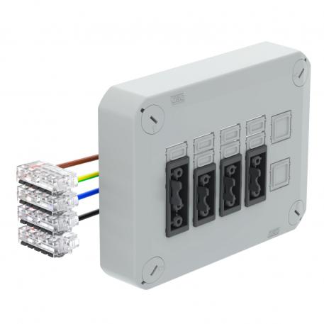 Pluggable cover, equipped, OBO GST18  | 3 | 1 | 