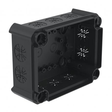 Lower part plug-in junction box  |  | IP30 | Graphite black; RAL 9011