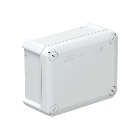 Junction box T 100, closed, EcoLine 136x102x57 |  | IP66 | Light grey; RAL 7035