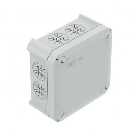 Junction box, T 60, with strain relief entries IP 31