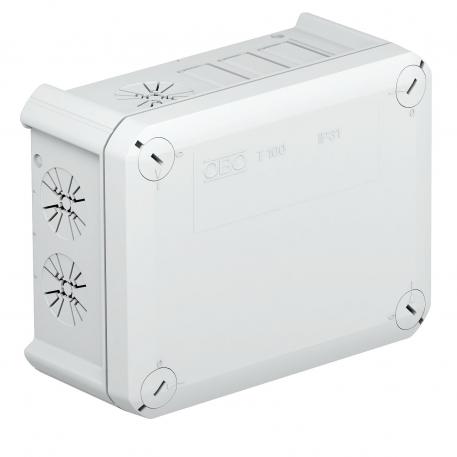 T100 junction box, without Wieland socket, 3-pole