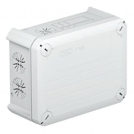 Junction box T100, without Wieland socket 3–5 pole