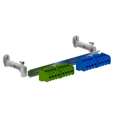 Terminal strip set with screw terminals for SDB 09