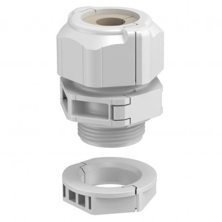 Divisible cable gland, seal insert, 1 cable, light grey