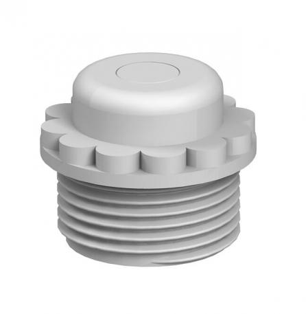 Screw-in nipple, metric thread, with perforation membrane M40