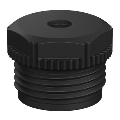 Screw-in nipple, metric thread, with opening