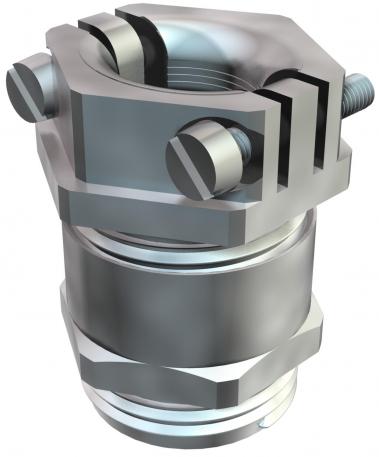 Cone cable gland, PG thread, strain relief, nickel-plated Pg 7